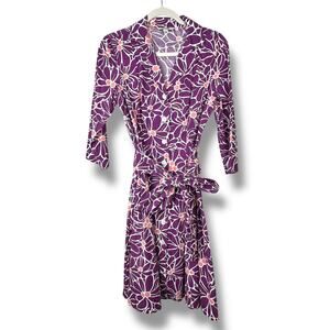 Boden Riviera Floral Bloom Collar Button Down Long Sleeve Shirt Midi Dress